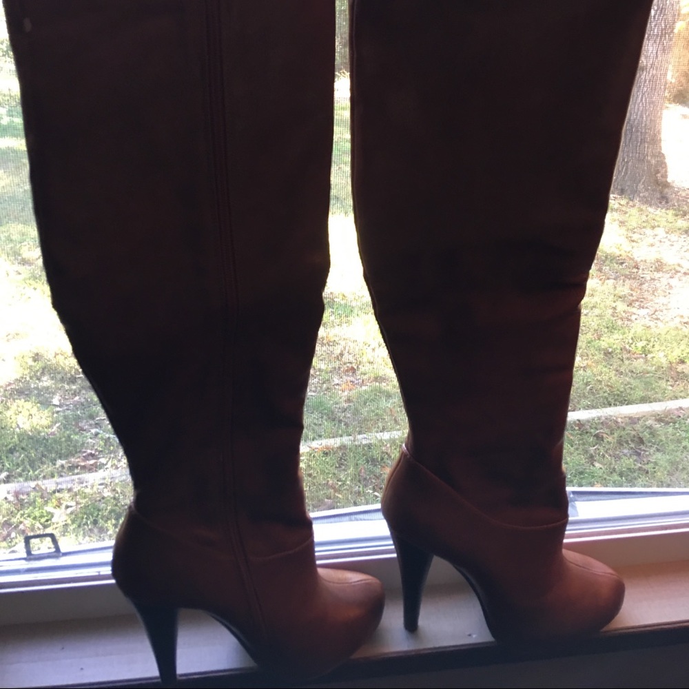 Knee High Leather Boots